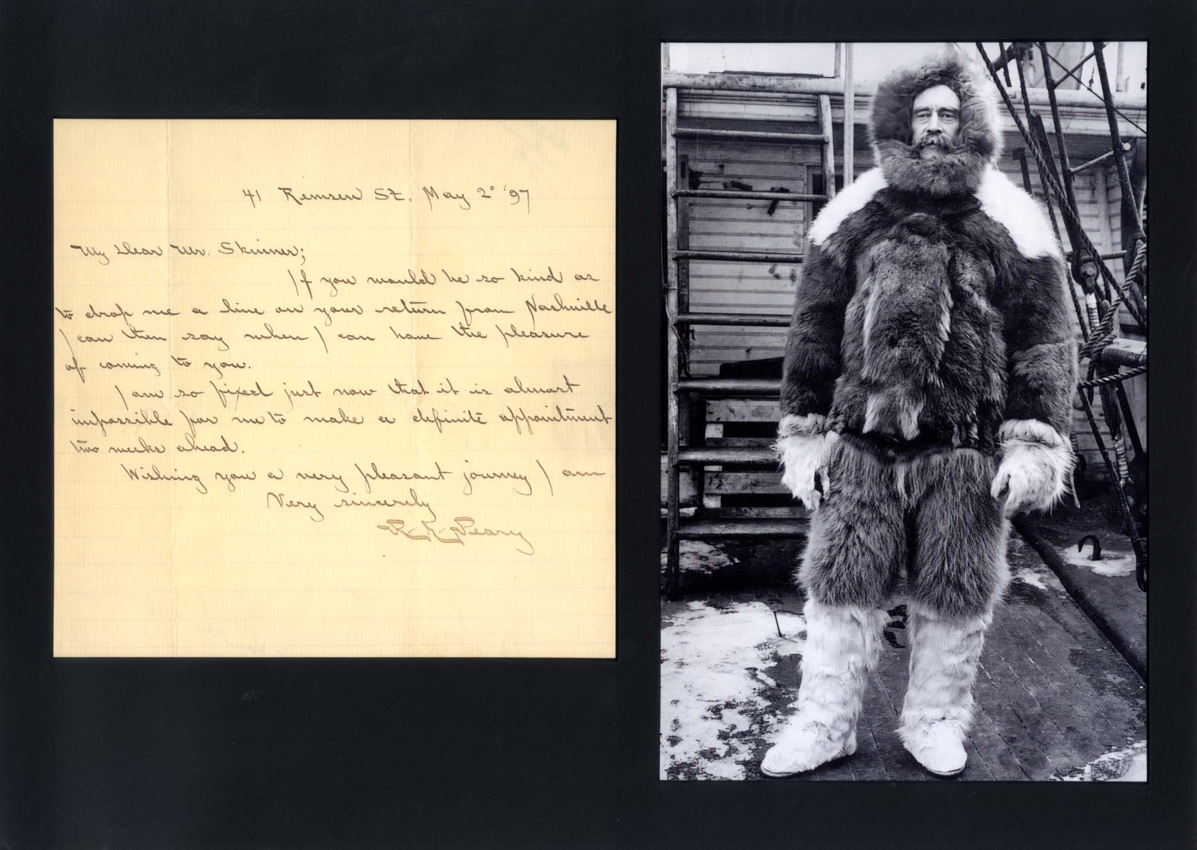 Robert Peary Autograph