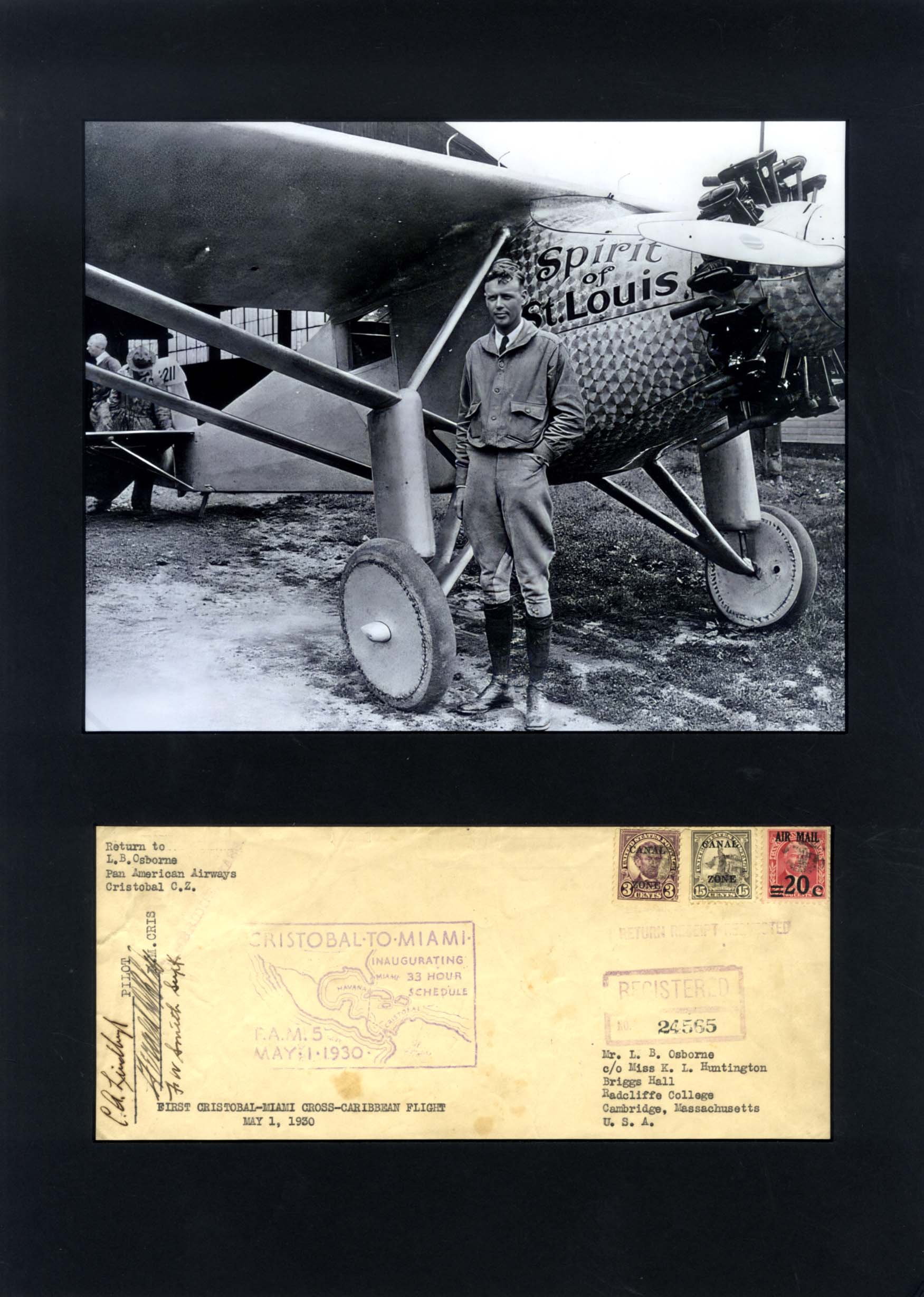 Charles A. Lindbergh Autograph