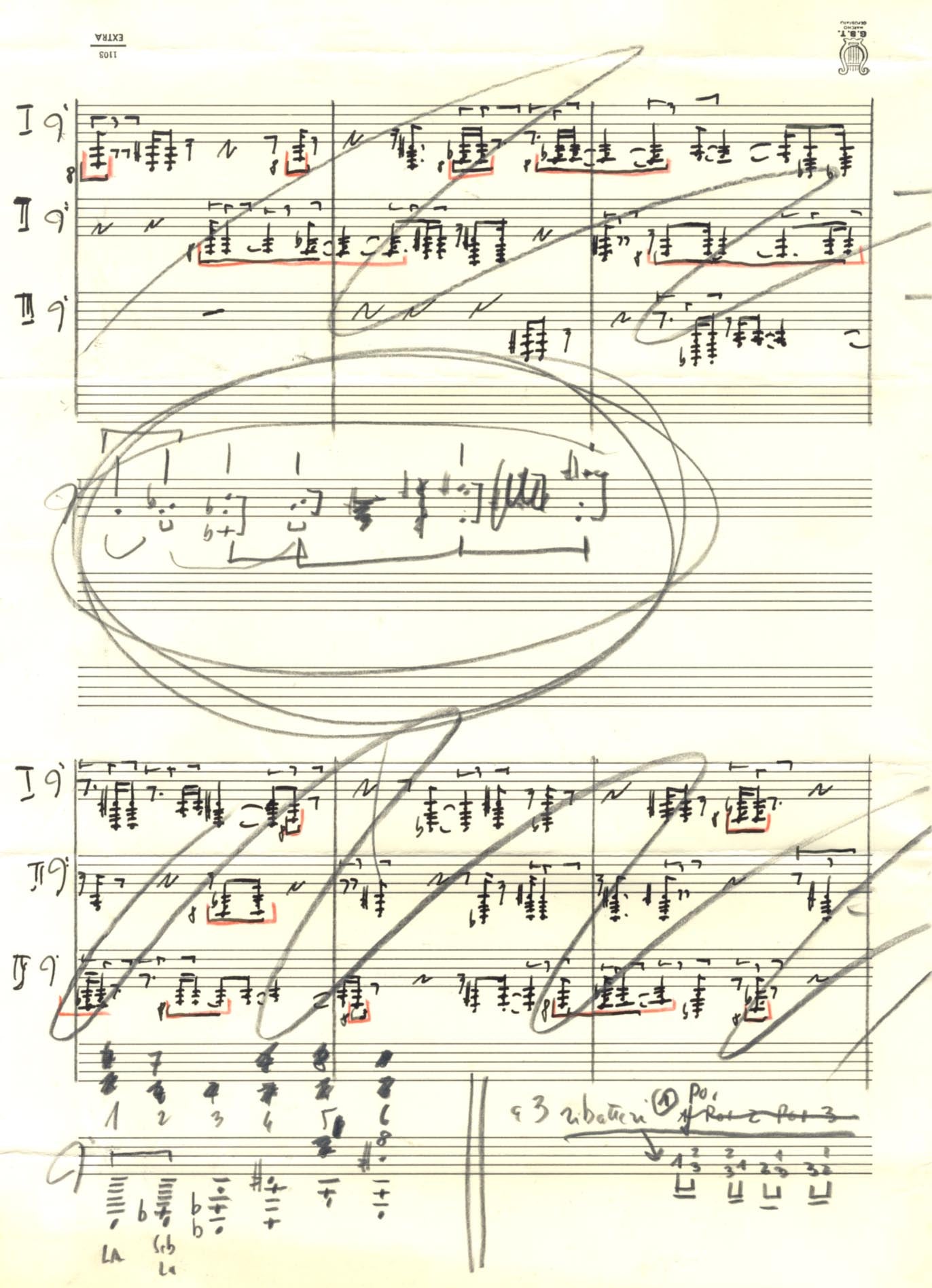 Luigi Nono Autograph