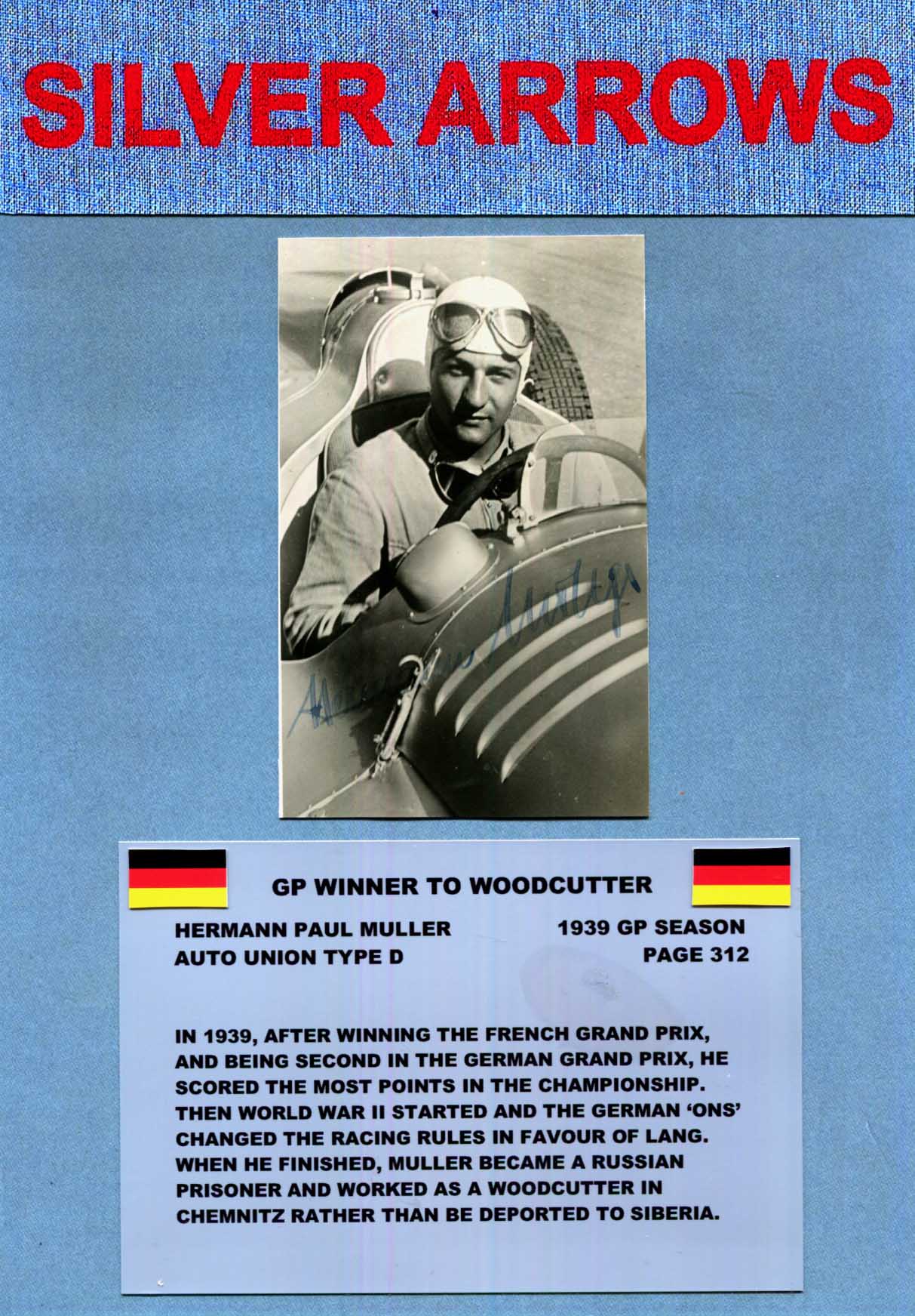 Harman Paul Müller Autograph Autogramm | ID 15914942169469