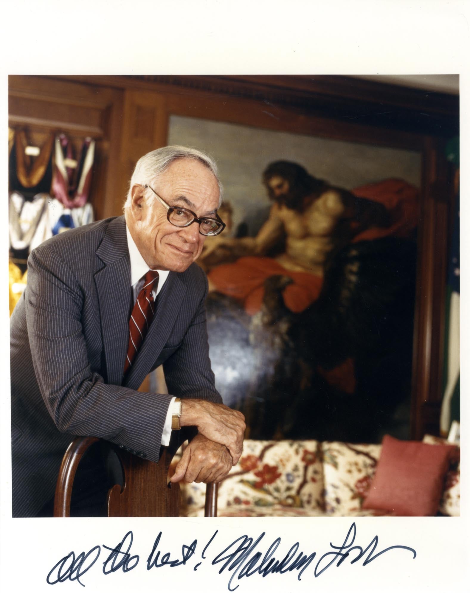Malcolm Steven Forbes Autograph Autogramm | ID 15920667820413