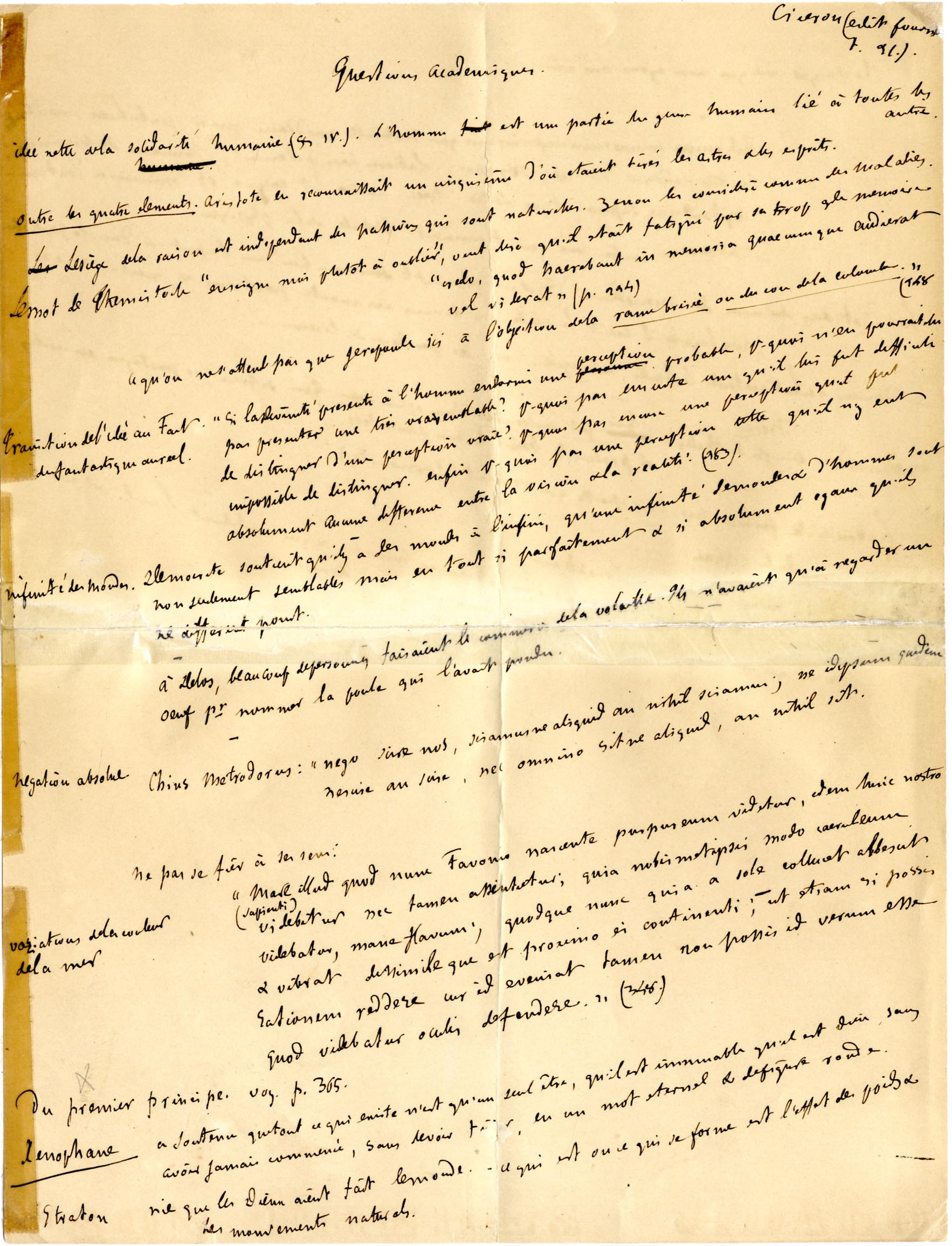 Gustave Flaubert Autograph