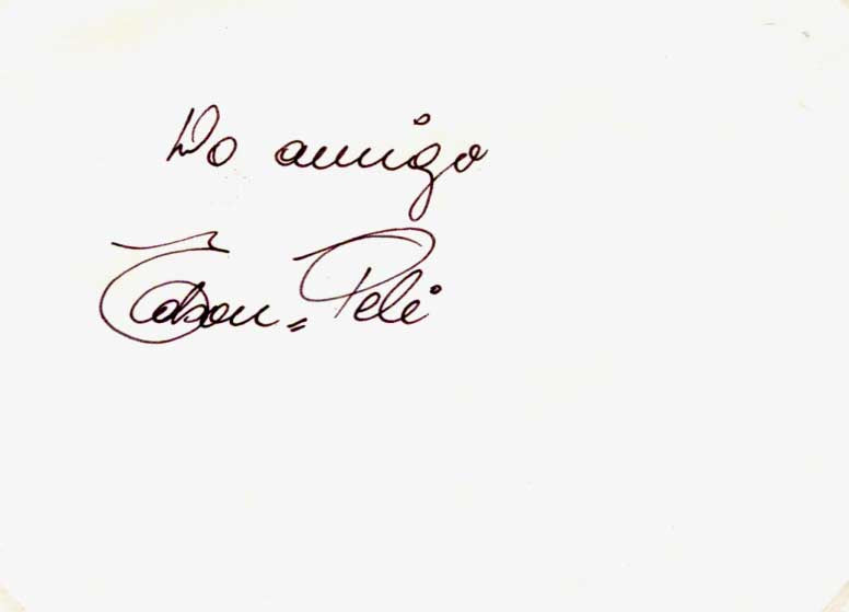 Pele Autograph Autogramm | ID 15921381802365