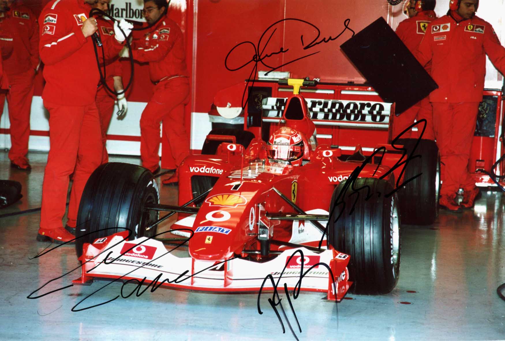Michael Schumacher &amp; others Autograph Autogramm | ID 15921947607421