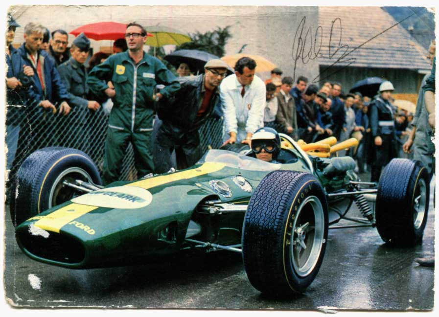 Jim Clark Autograph