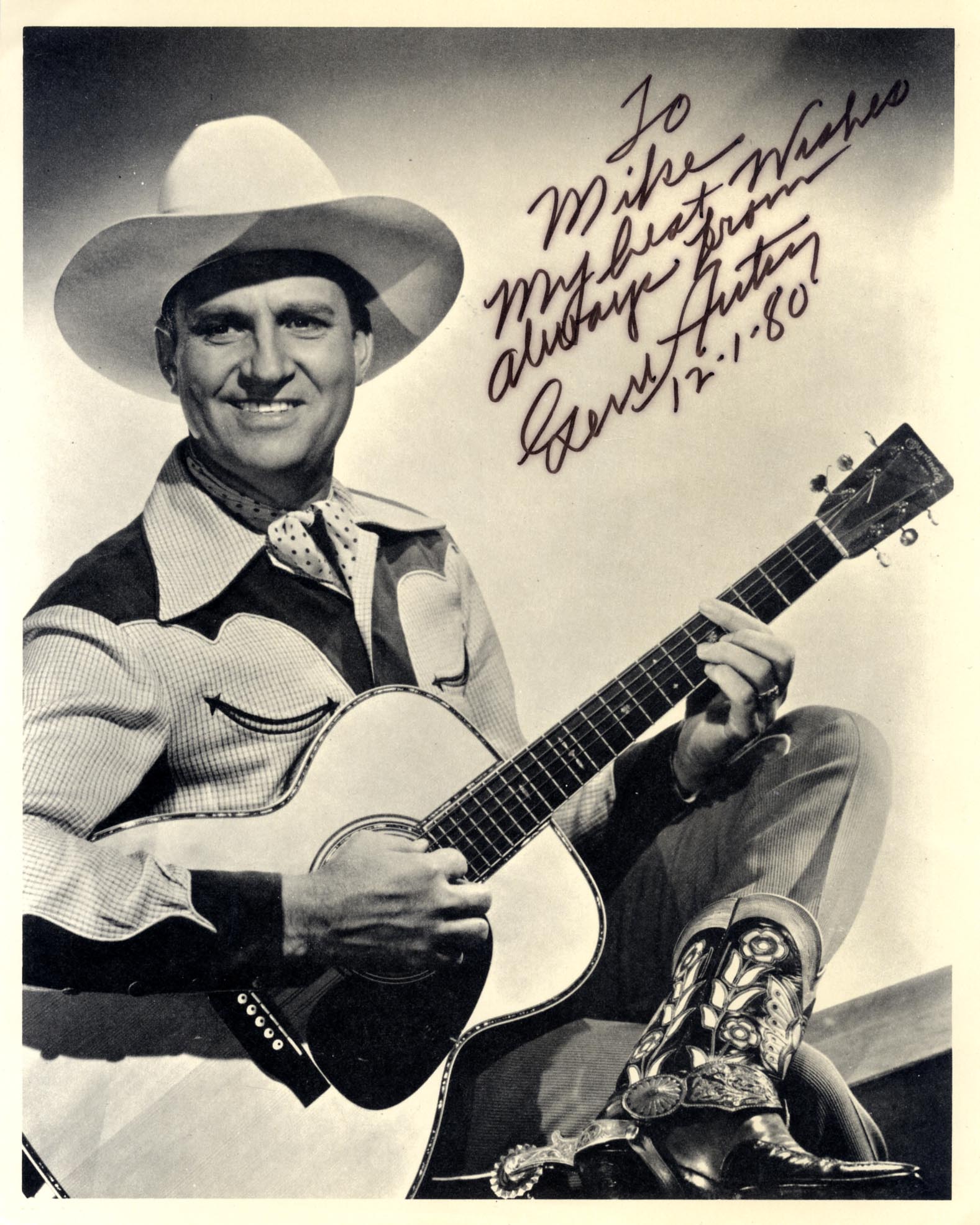 Gene Autry Autograph Autogramm | ID 15922870583677