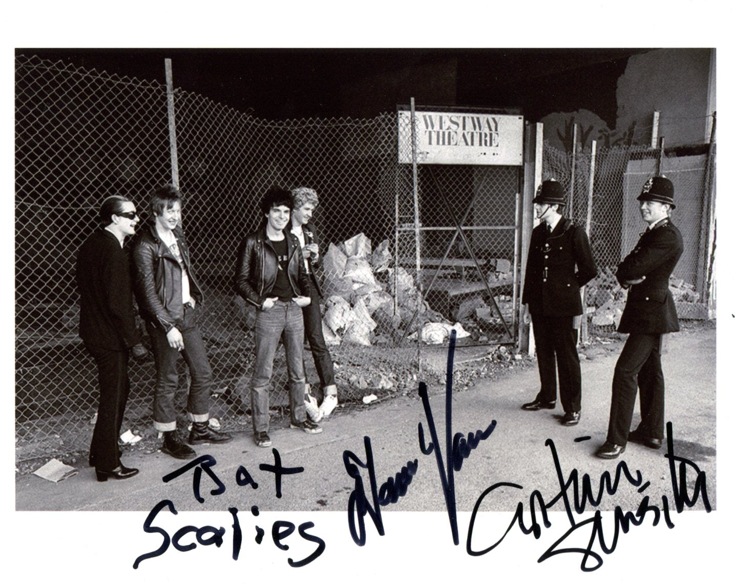 The Damned (band) Autographs