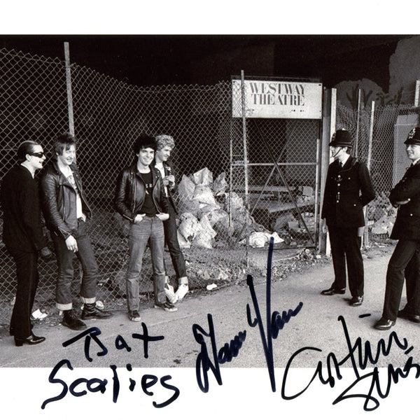 The Damned (band) autographs, IP signed photograph