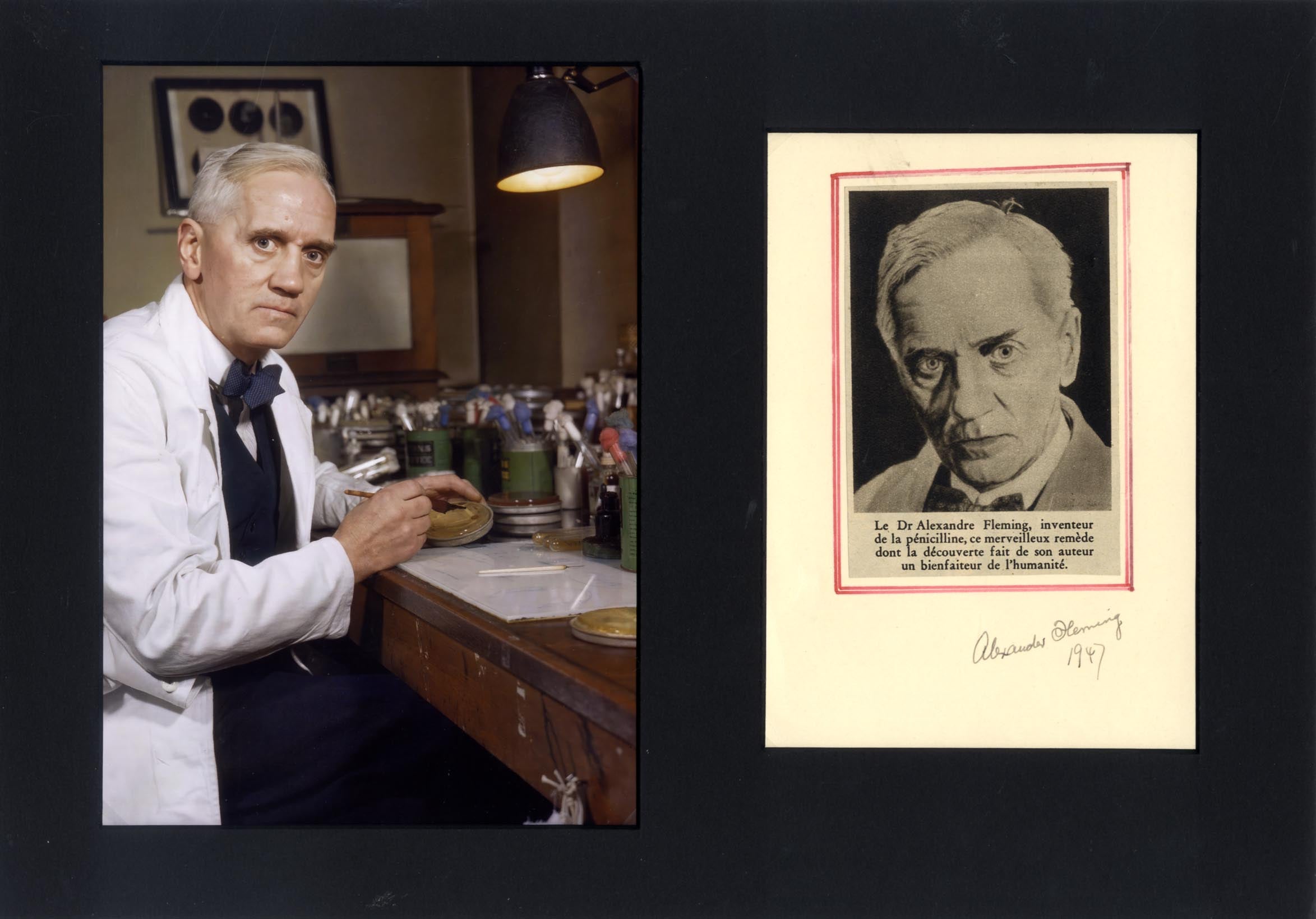 Alexander Fleming Autograph