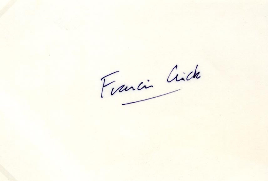 James Watson & Francis Crick Autographs