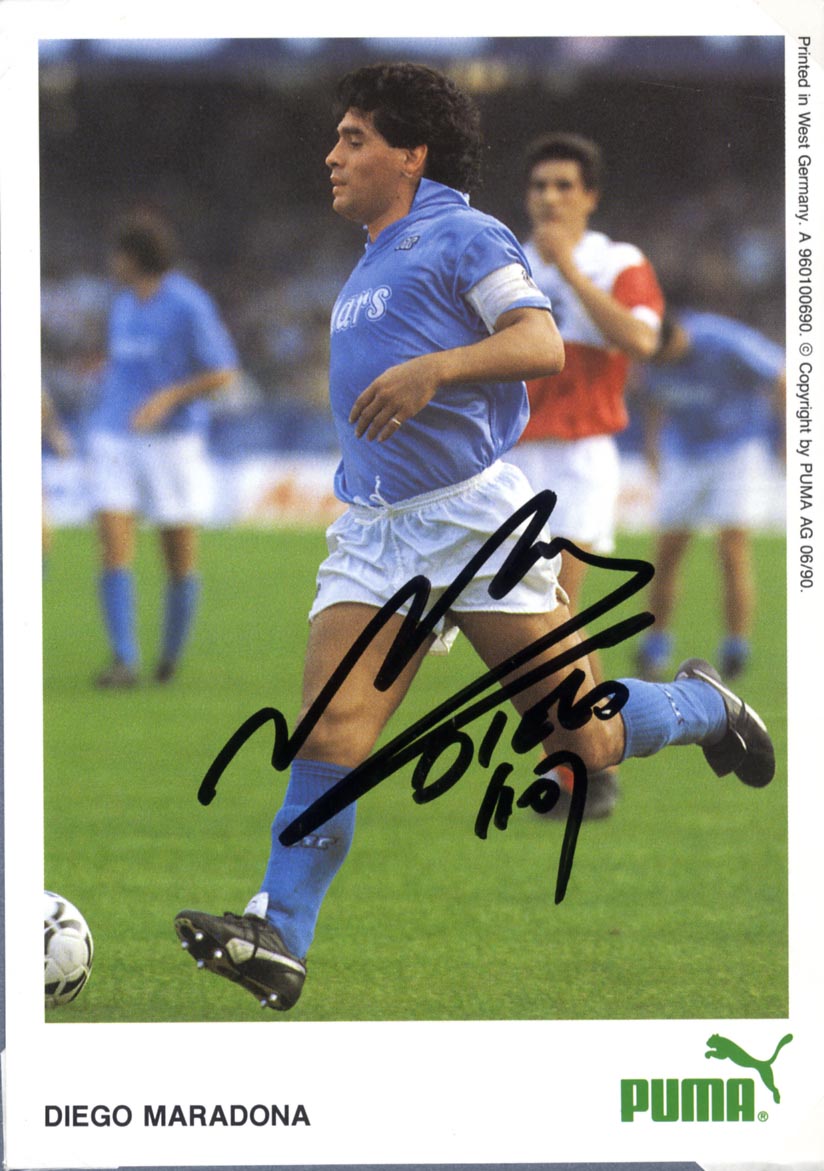 Diego Maradona Autograph Autogramm | ID 15927668801917