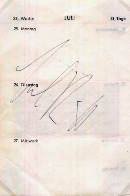 Jochen Rindt Autograph