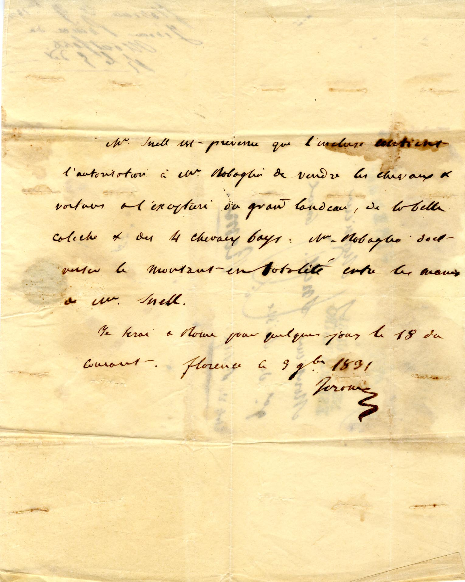Napoléon Bonaparte family (4) Autographs