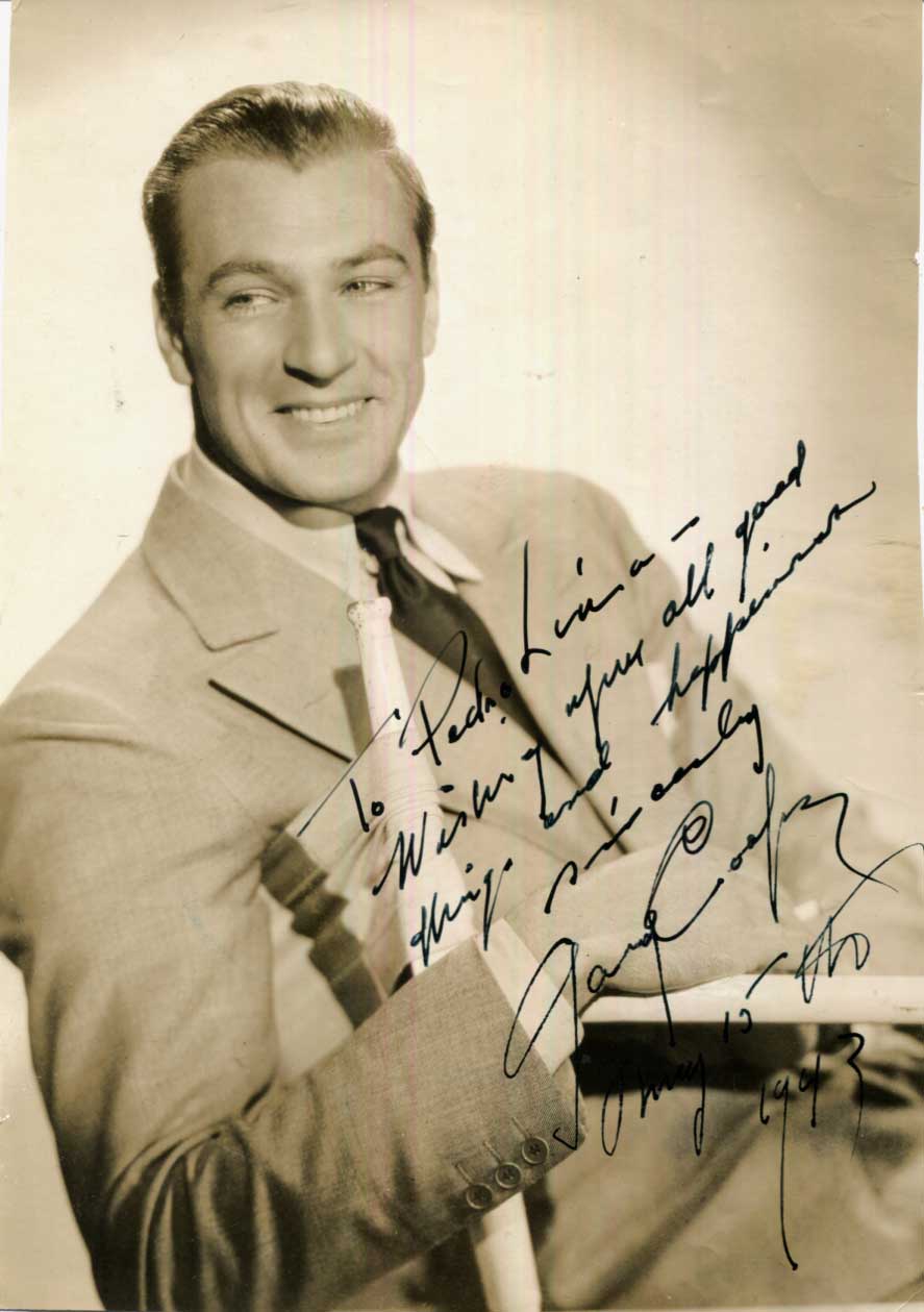Gary Cooper Autograph Autogramm | ID 15930130203005