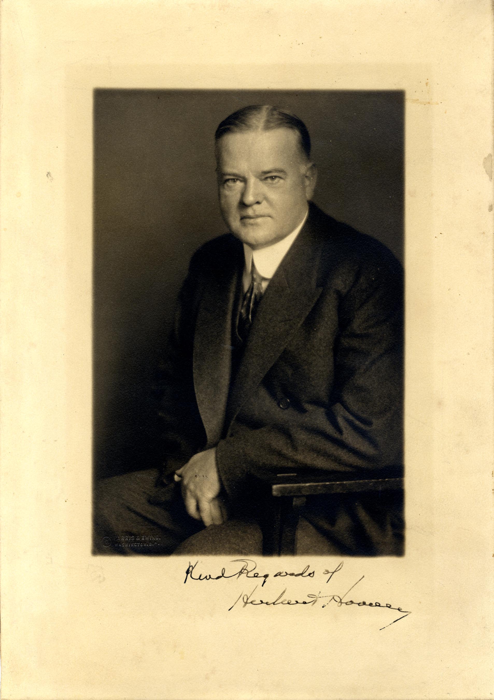 Herbert Hoover Autograph