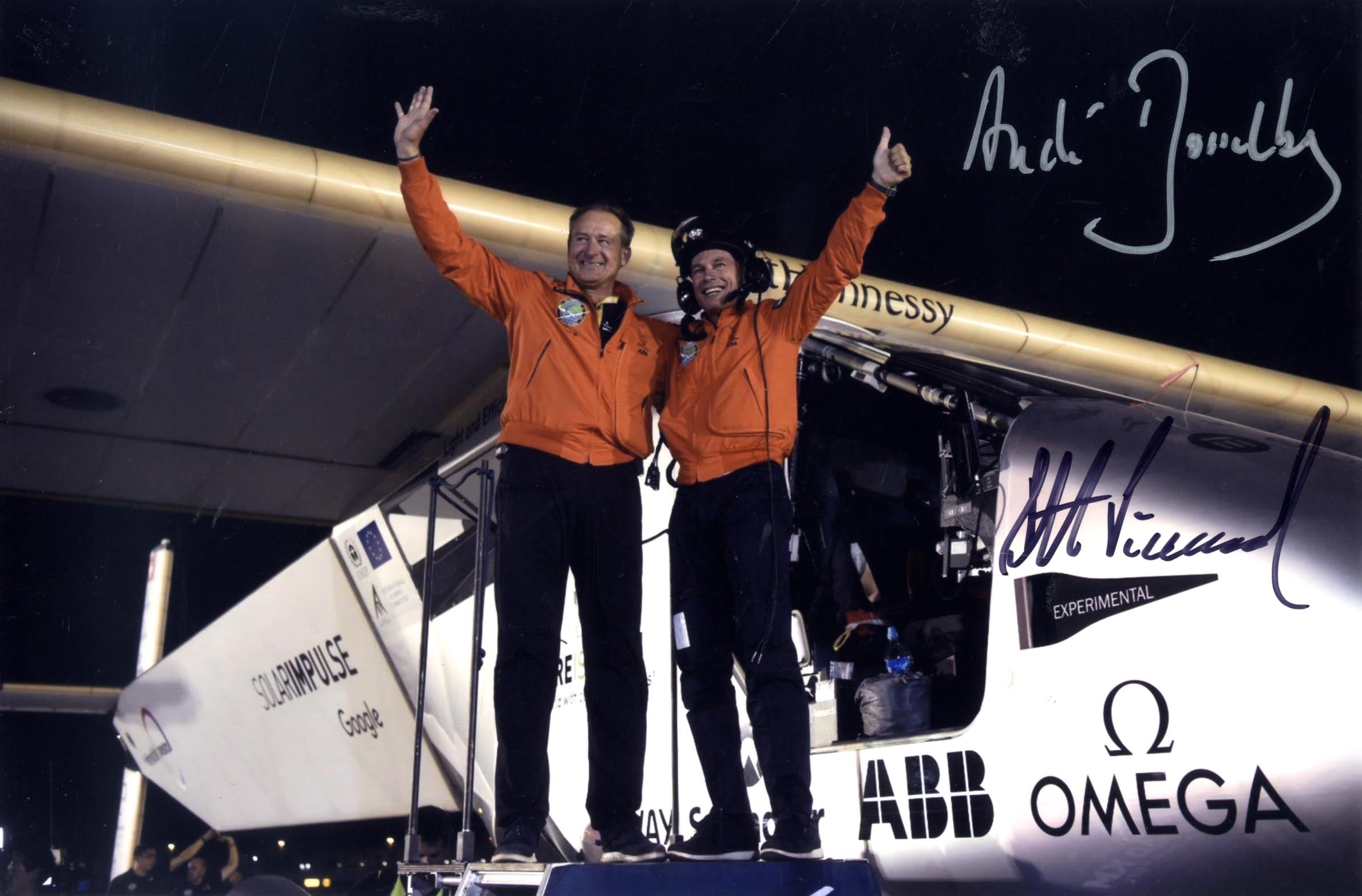 Bertrand &amp; André Piccard &amp; Borschberg Autograph Autogramm | ID 15950058979709