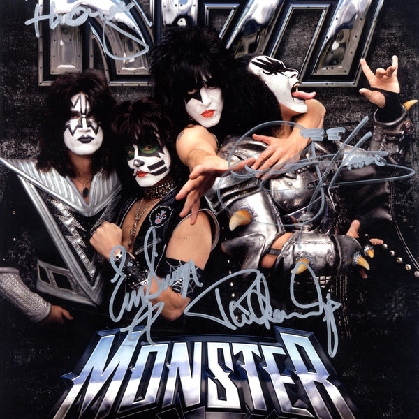 KISS (band) autographs, signed oversize promotion programme