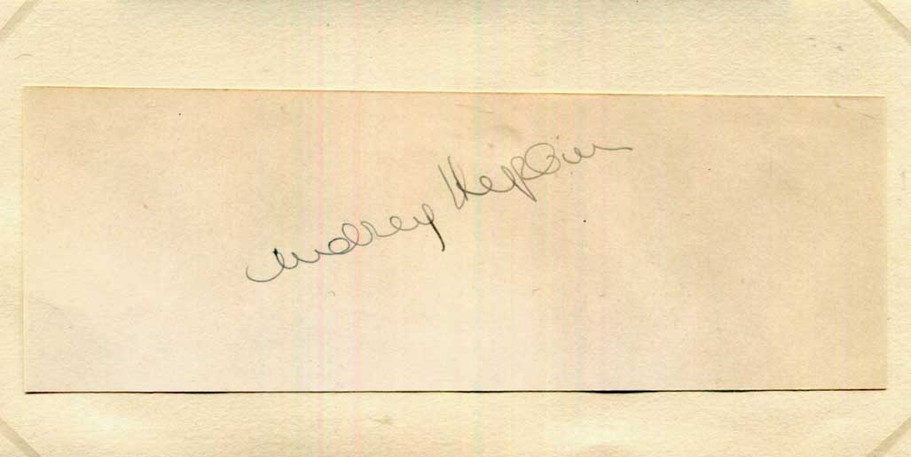 Audrey Hepburn Autogramm