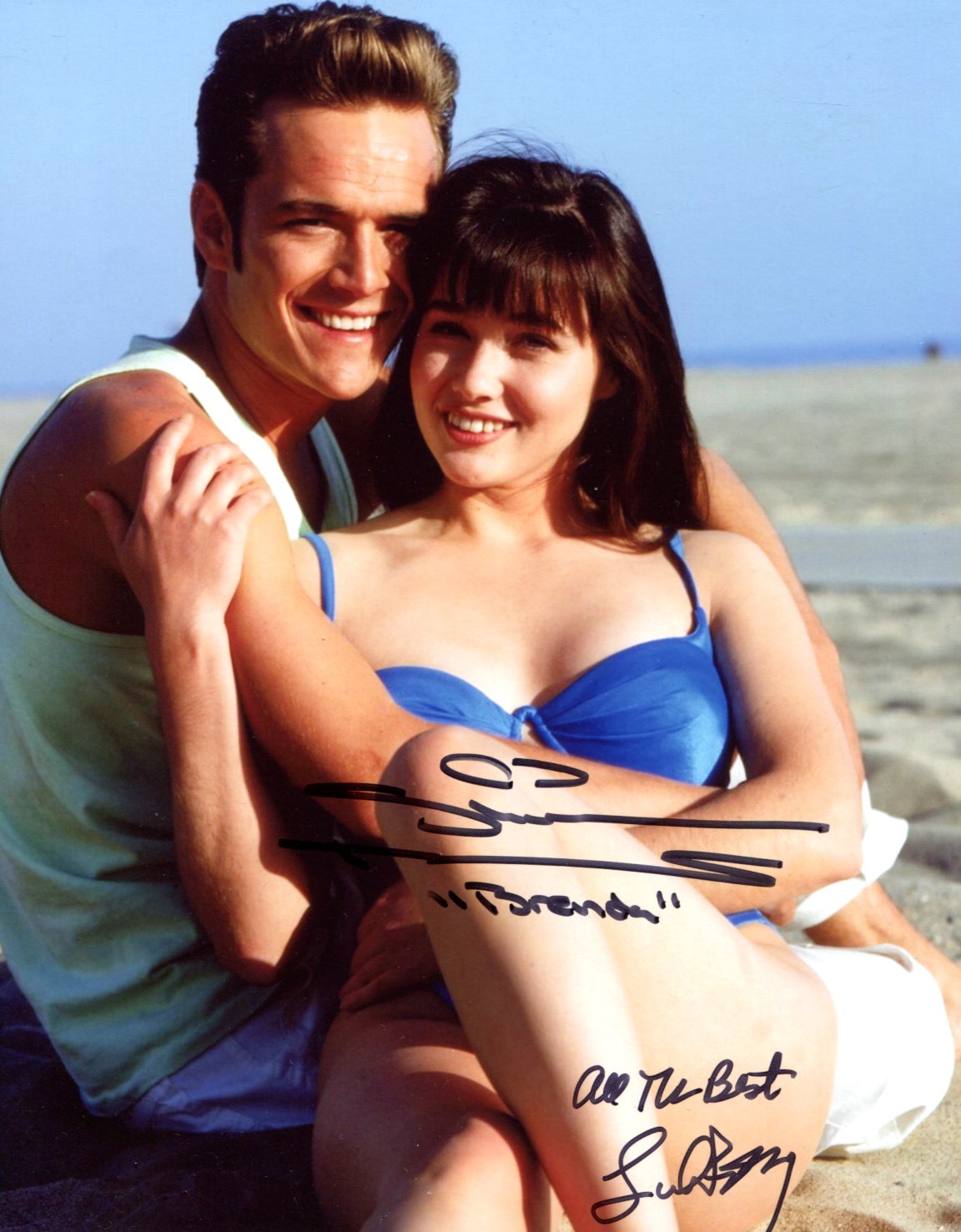 Shannen Doherty & Luke Perry Autographs
