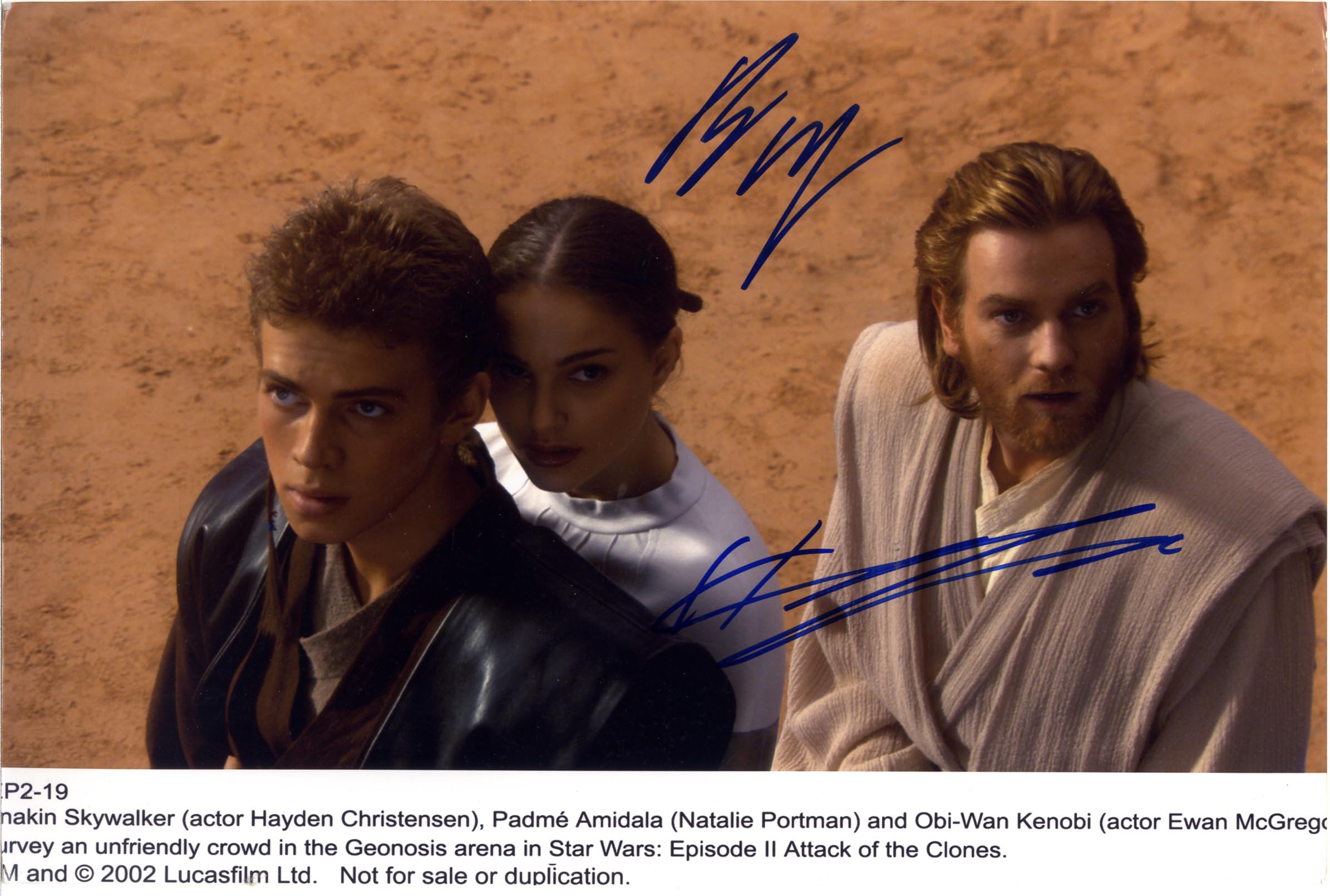 Hayden Christensen & Ewan McGregor Autographs