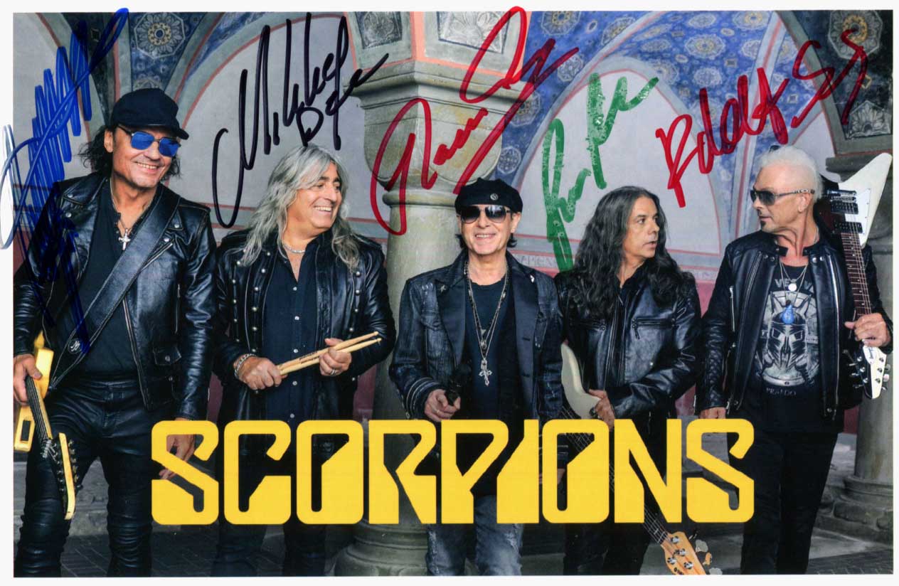 Scorpions Autograph Autogramm | ID 15967927730557
