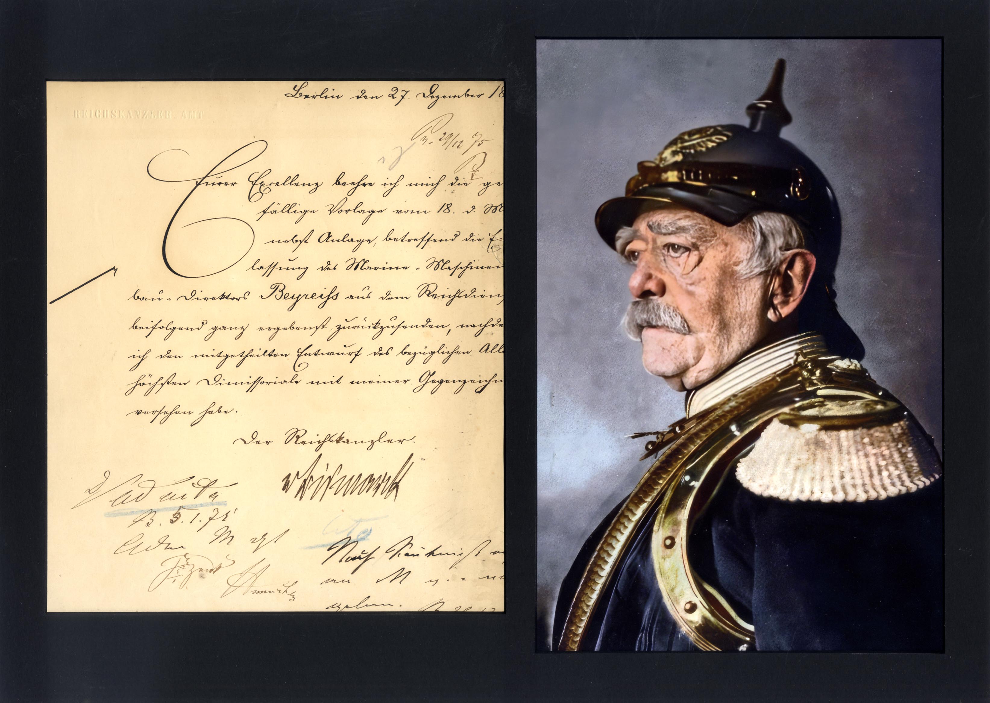Otto Fürst von Bismarck Autograph