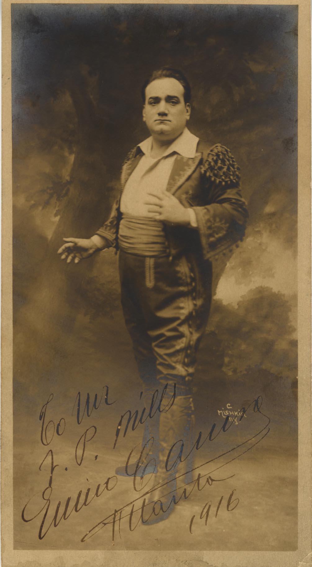 Enrico Caruso Autograph
