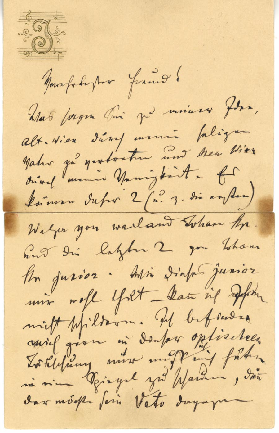 Johann Strauss II Autographs