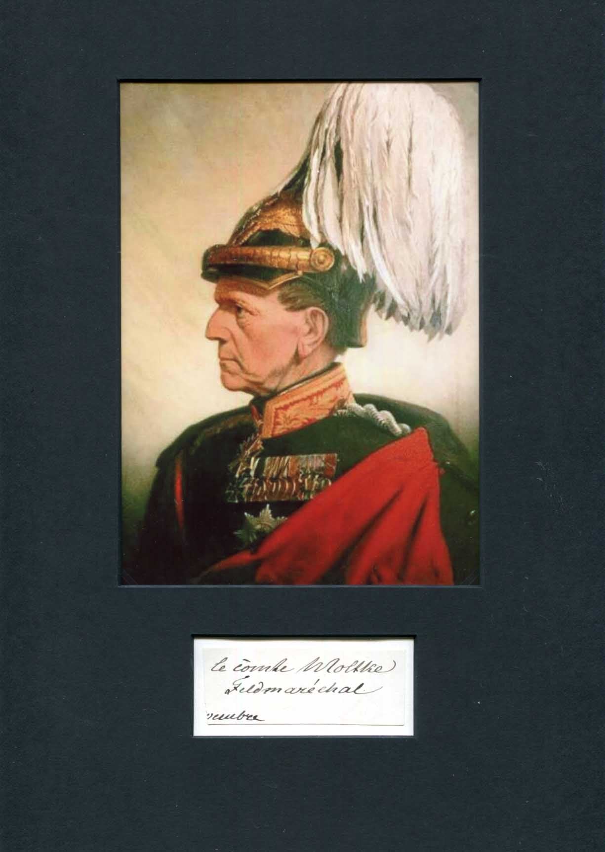 Helmuth Karl Bernhard Gvon Moltke Autograph Autogramm | ID 15977617162621