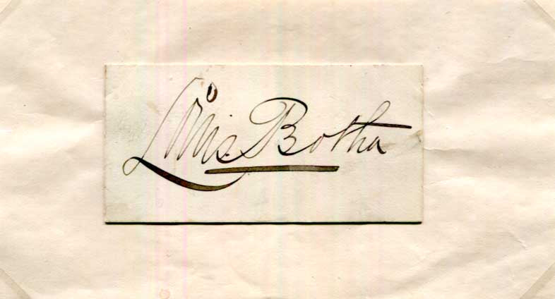 Louis Botha Autograph Autogramm | ID 15977664217469