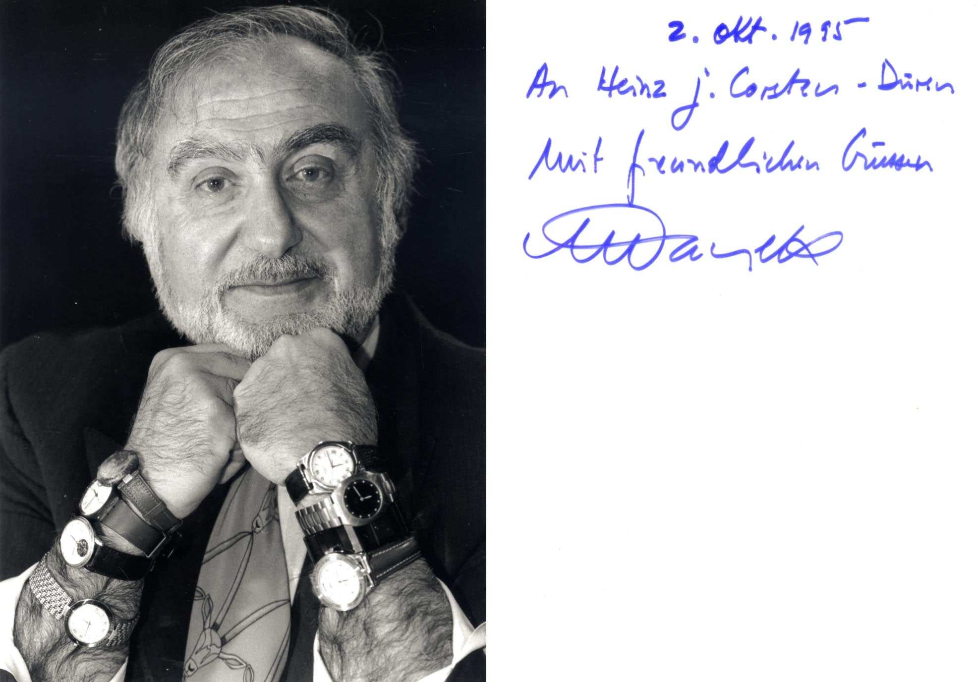 Nicolas Hayek Autograph