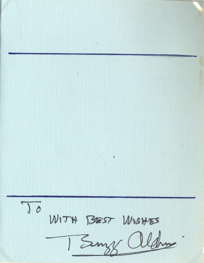 Buzz Aldrin Autograph