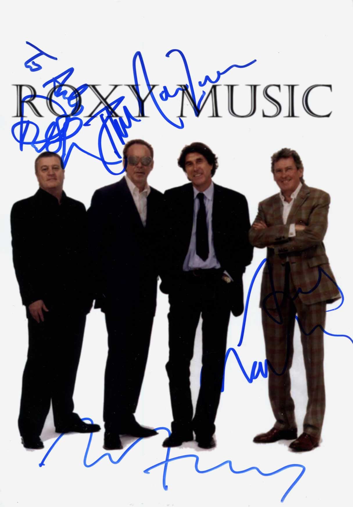Roxy Music Autograph Autogramm | ID 15982189871485