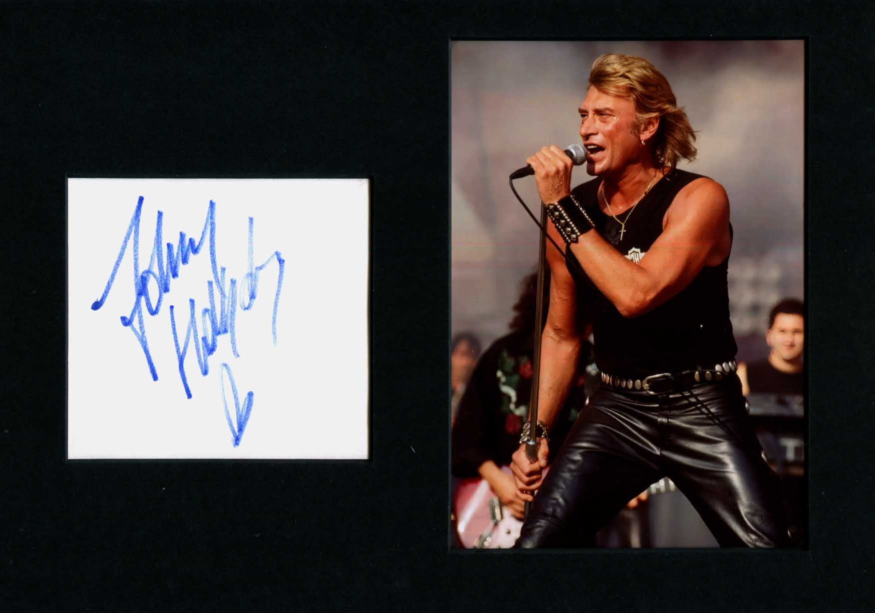Johnny Hallyday Autograph Autogramm | ID 15982253605245
