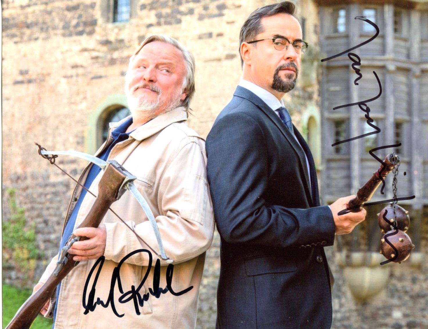 Jan Josef &amp; Axel Liefers &amp; Prahl Autograph Autogramm | ID 15986141430141