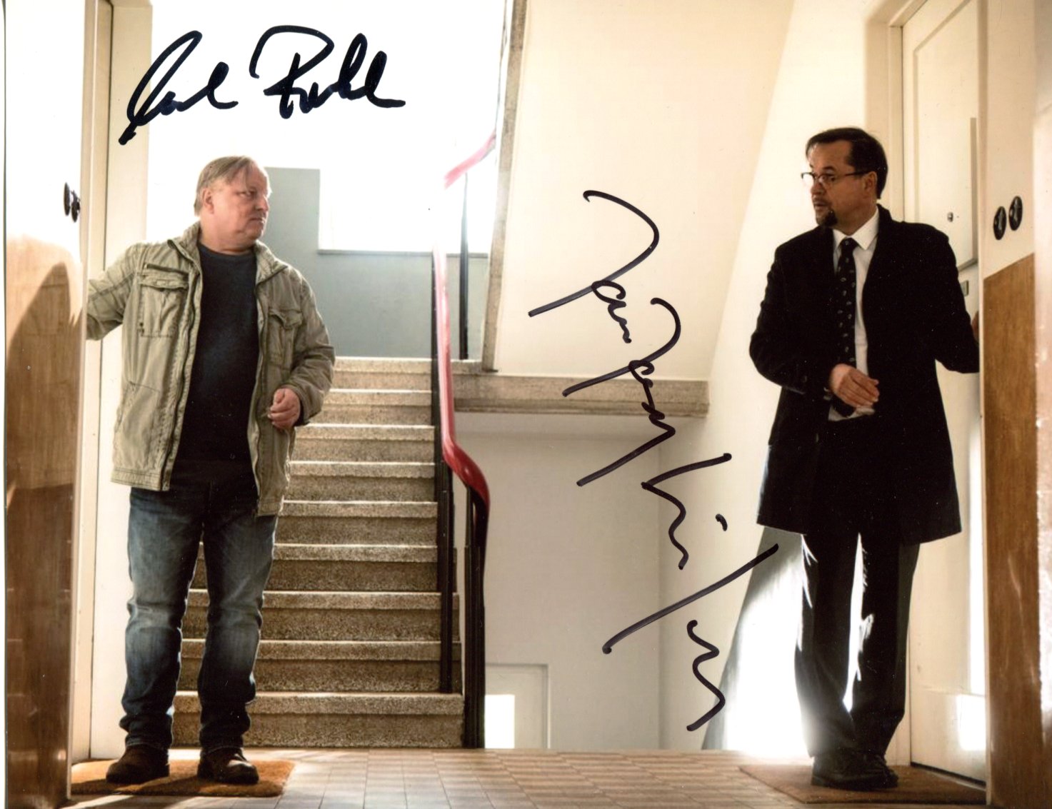 Jan Josef &amp; Axel Liefers &amp; Prahl Autograph Autogramm | ID 15986151915901
