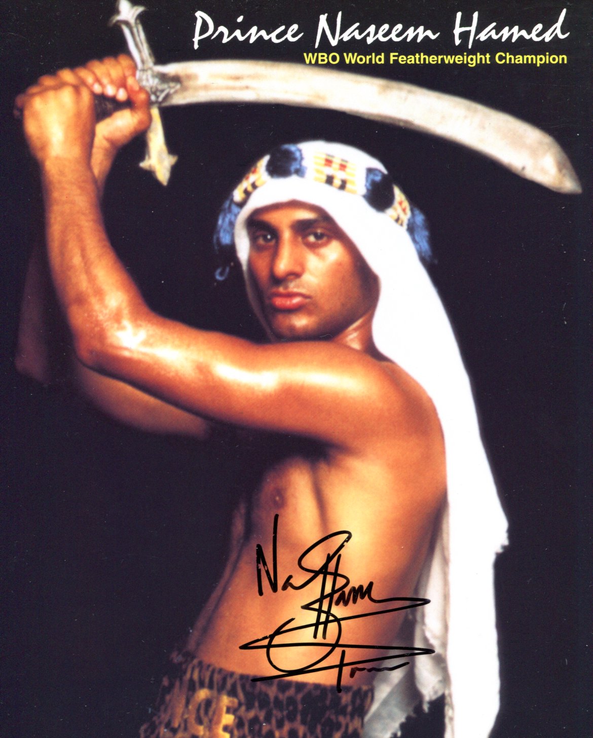 Naseem Hamed Autograph Autogramm | ID 15986960630141