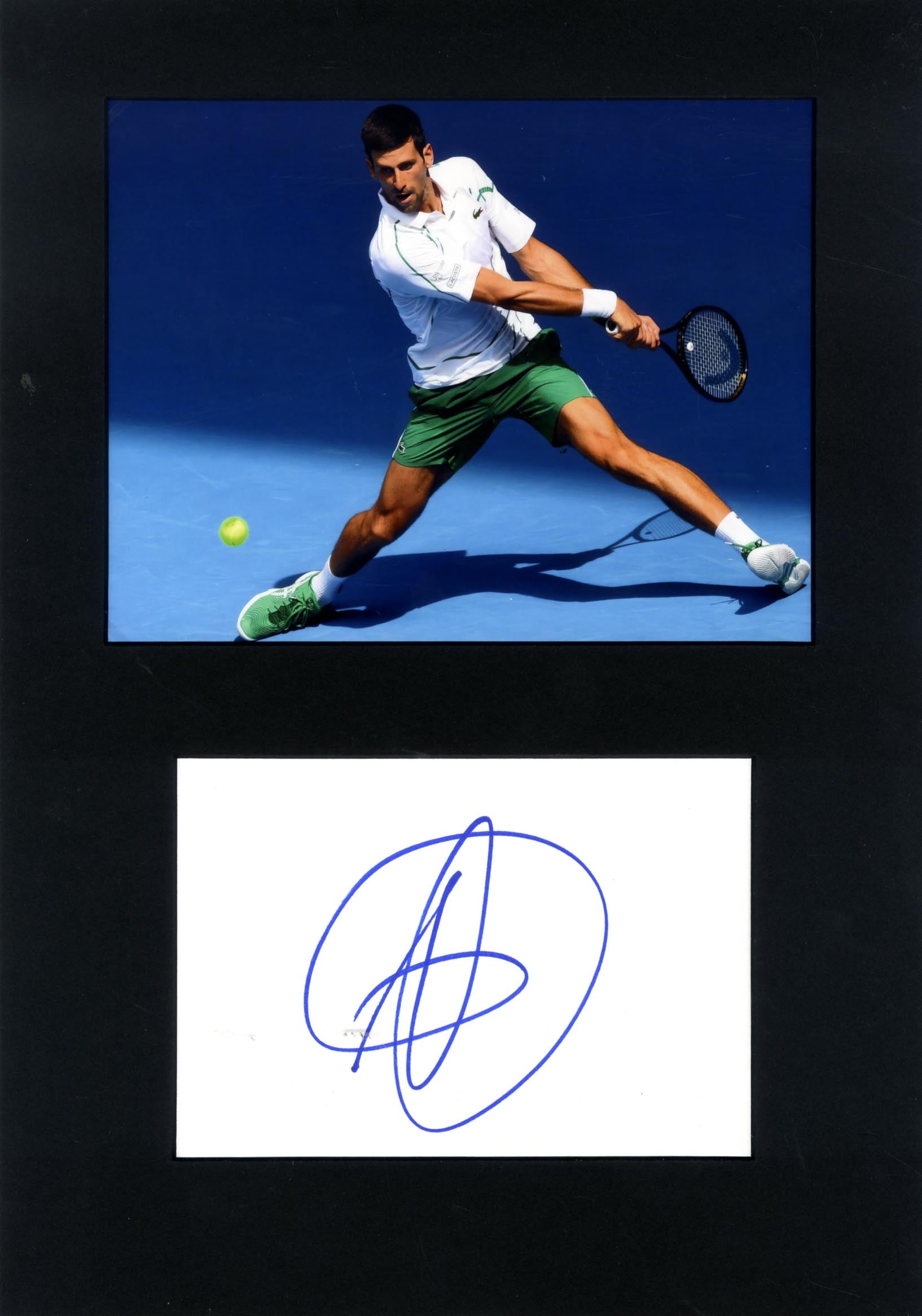 Novak Djokovic Autogramm