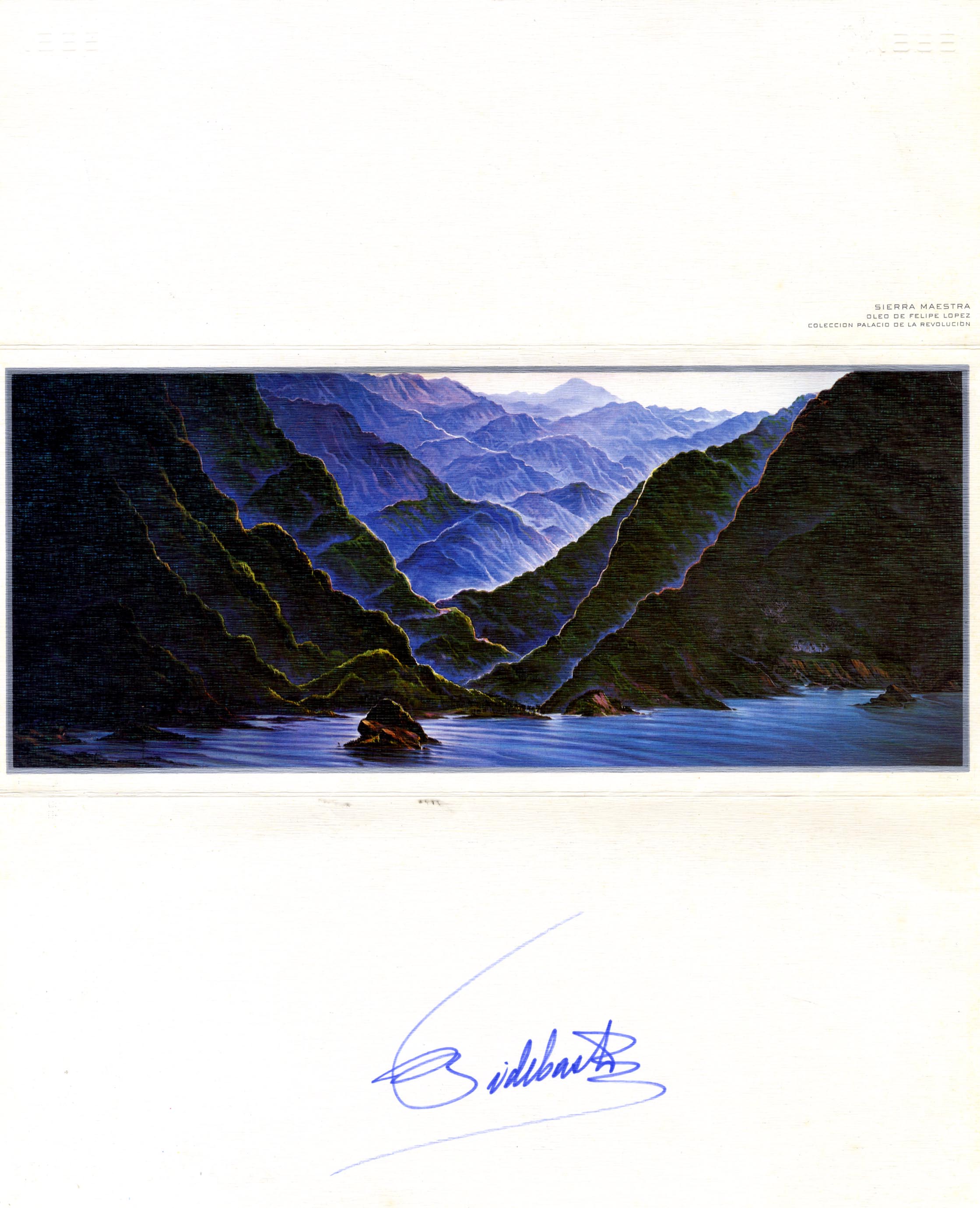 Fidel Castro Autogramm