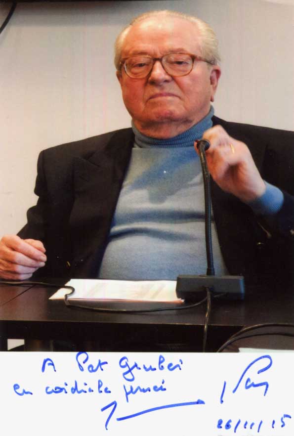 Jean-Marie Le Pen Autograph Autogramm | ID 15997094101373