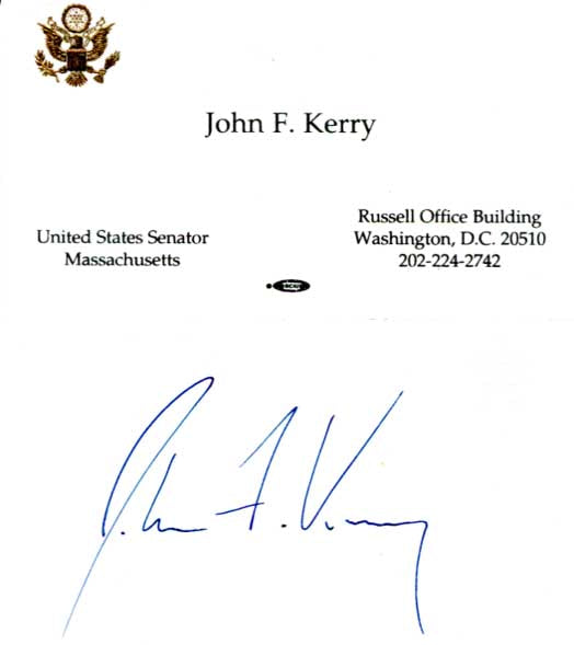 John Kerry Autograph Autogramm | ID 15997107929469