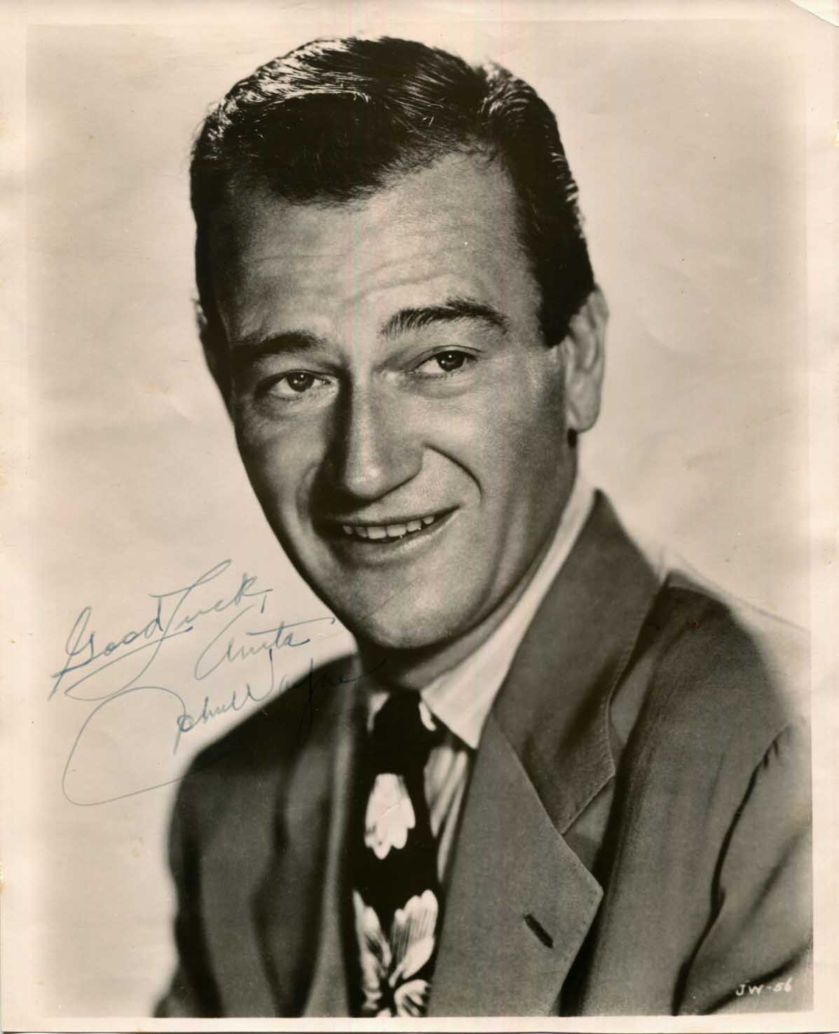 John Wayne Autograph
