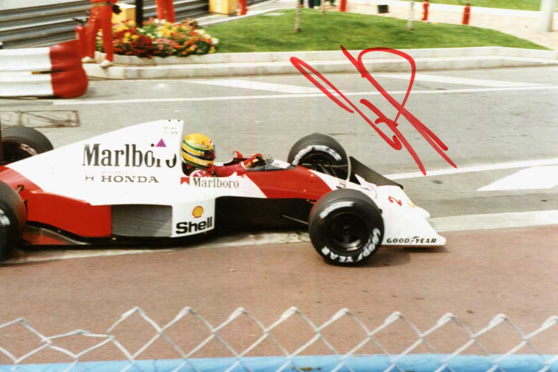 Ayrton Senna Autograph Autogramm | ID 15999361286525