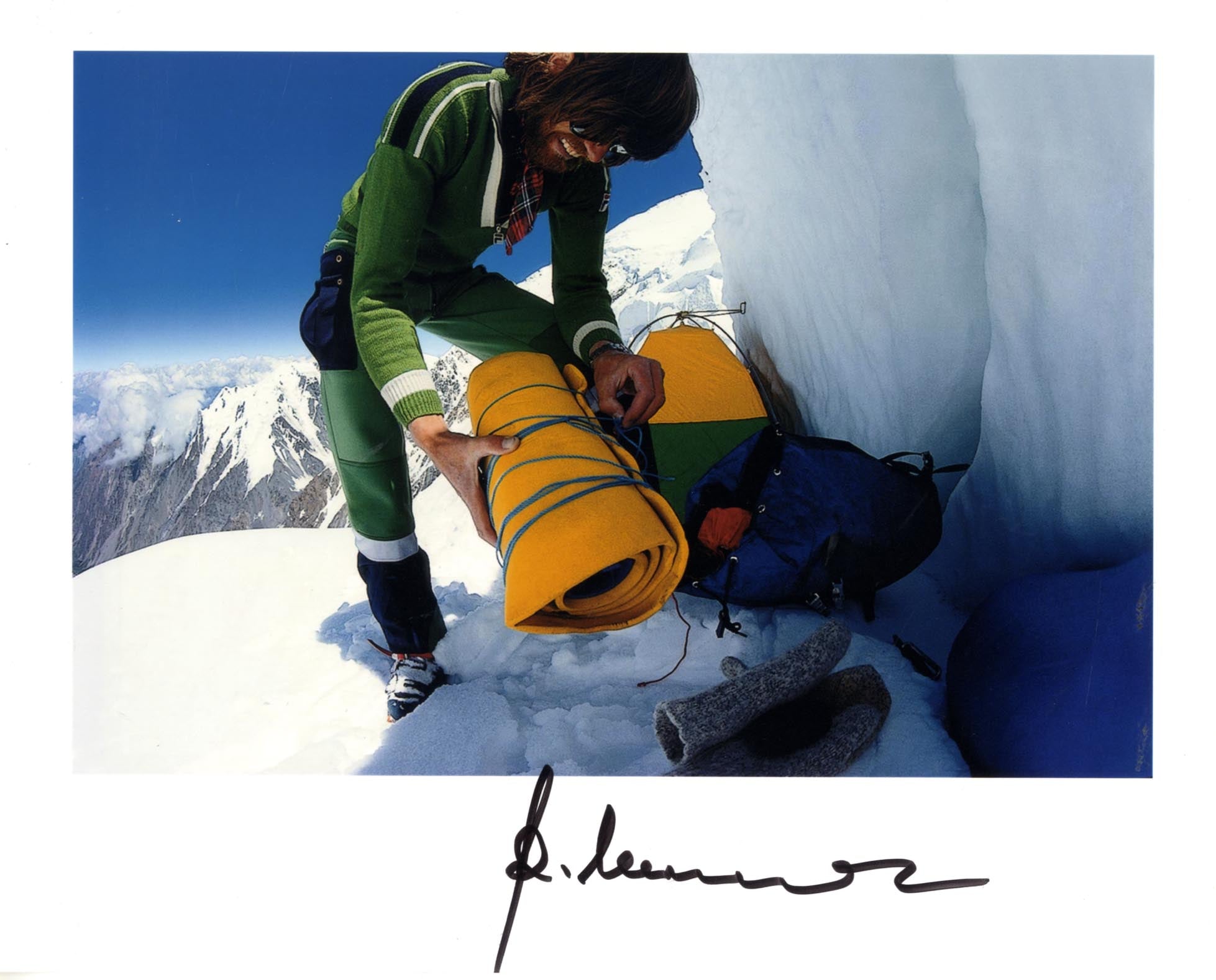 Reinhold Messner Autograph