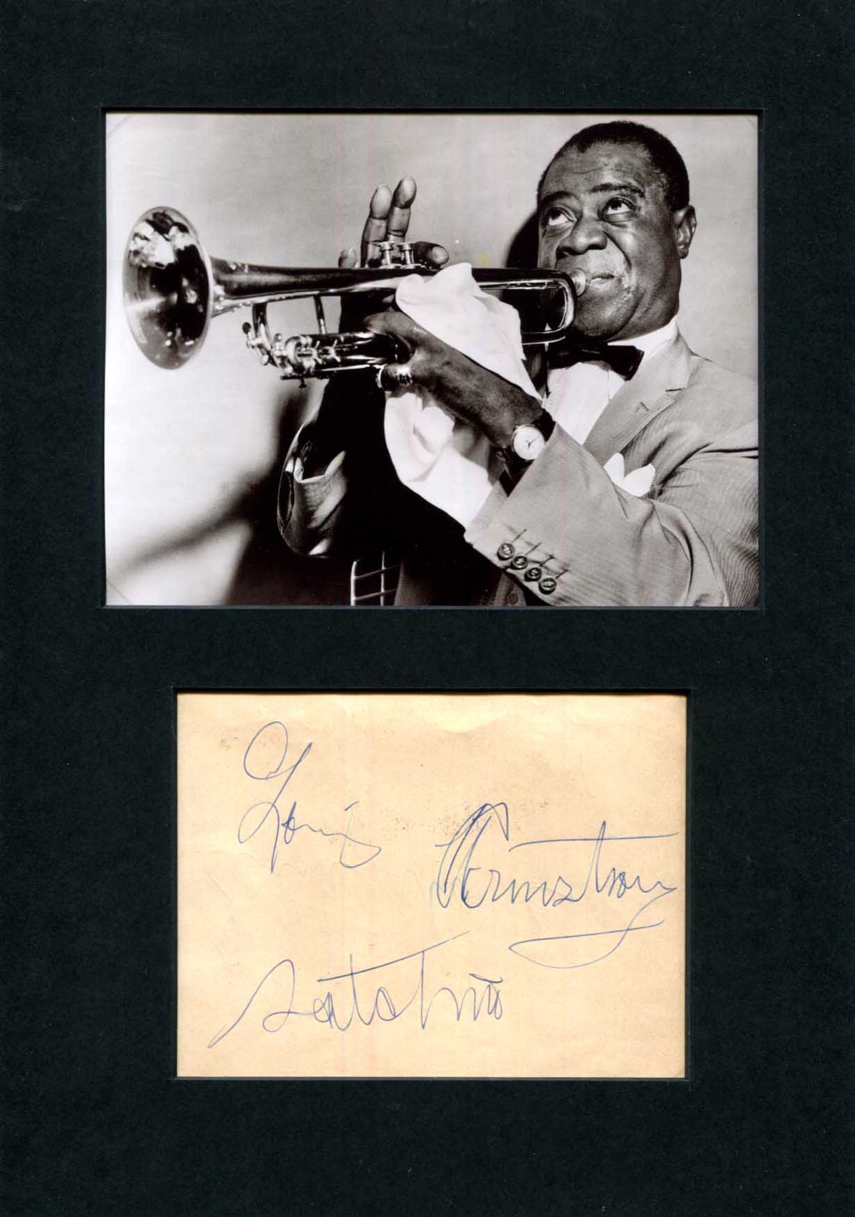 Louis Armstrong Autograph Autogramm | ID 16003638231421