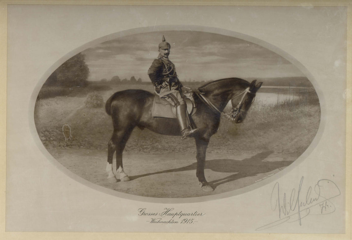 WILHELM II, German Emperor Autograph