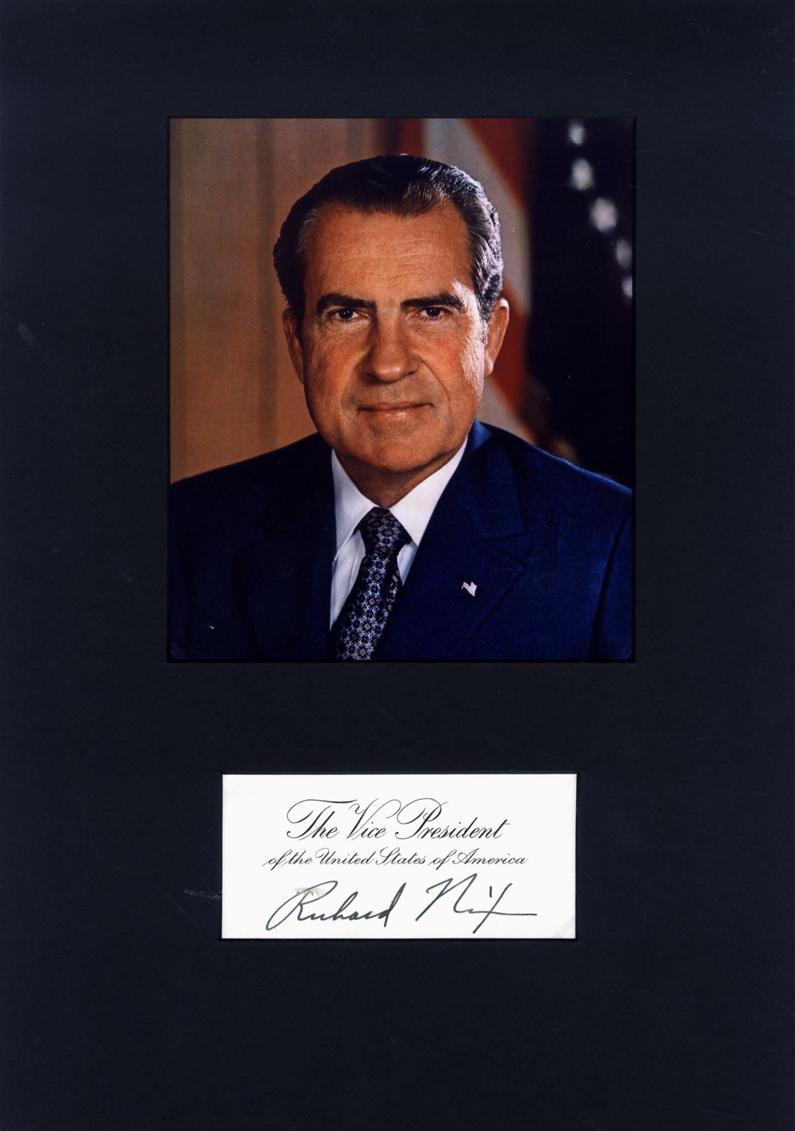 Richard Nixon Autograph Autogramm | ID 16004434231677