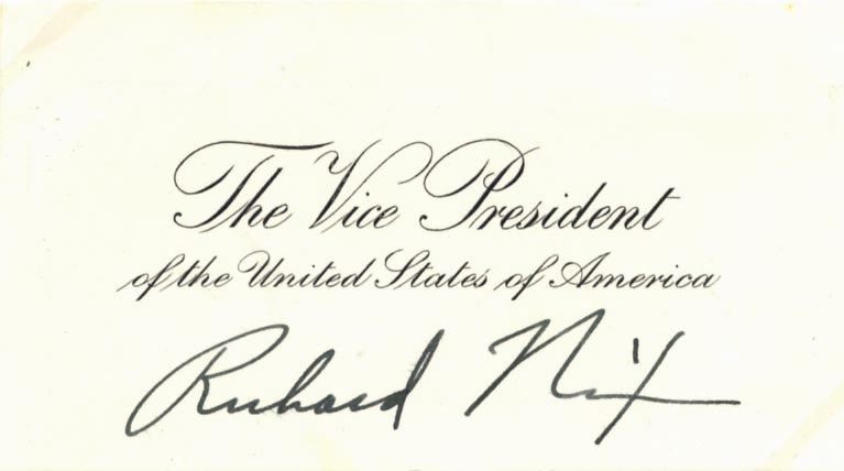 Richard Nixon Autograph Autogramm | ID 16004434231677