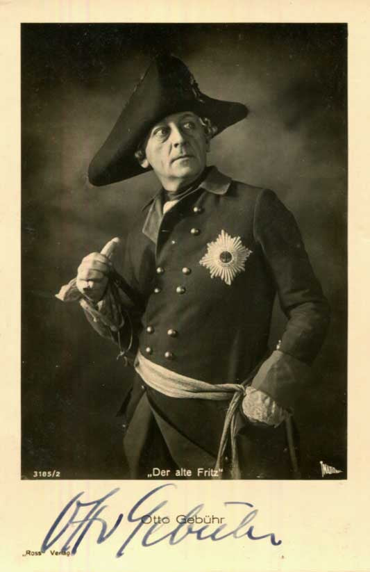 Otto Gebühr Autograph Autogramm | ID 16004806017405