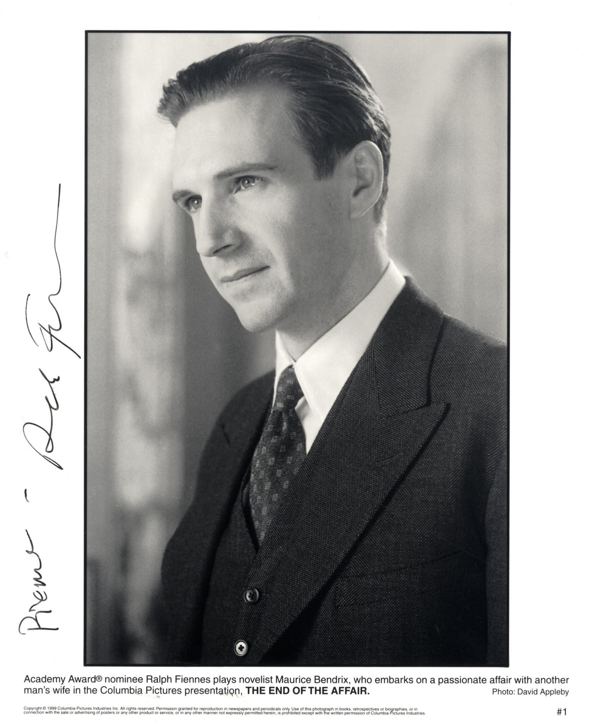 Ralph Fiennes Autograph Autogramm | ID 16010571809149